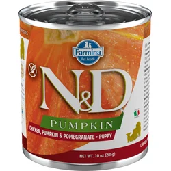 N&D PUMPKIN DOG Puppy Chicken & Pomegranate 285g konzerva pro štěňata