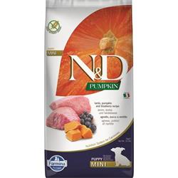 N&D PUMPKIN DOG Puppy Mini Lamb & Blueberry 7kg granule pro štěňata