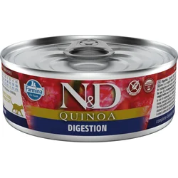 N&D QUINOA CAT Adult Digestion Lamb & Fennel 80g konzerva pro kočky