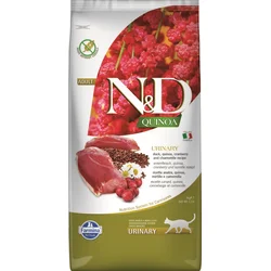 N&D QUINOA CAT Urinary Duck & Cranberry 5kg granule pro kočky