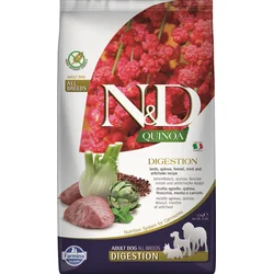 N&D QUINOA DOG Digestion Lamb & Fennel 2,5kg granule pro psy