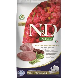 N&D QUINOA DOG Weight Management Lamb & Broccoli 2,5kg granule pre psov