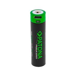 Nabíjacia batéria PATONA 18650 Li-lon 3300 mAh PREMIUM 3,7 V s nabíjaním cez USB-C