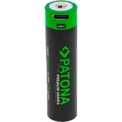Nabíjacia batéria PATONA 18650 Li-lon 3300mAh PREMIUM 3,7 V s nabíjaním cez USB-C