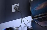 Nabíjačka Baseus Cube Pro 65W, 2xUSB-C, 1xUSB čierna