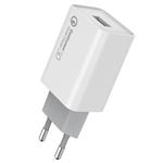 Nabíjačka ColorWay AC 1xUSB QC3.0 18W, biela