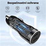 Nabíjačka do auta Cubenest PD E2C0 - čierna