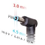 Nabíjačka pre notebooky Akyga 19,5 V / 2,31 A 45 W 4,5 x 3,0 mm + pin