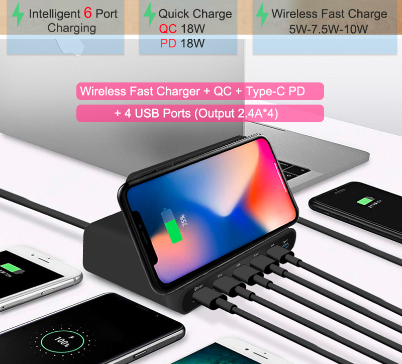 Nabíjačka Viking USB MULTI QC3.0