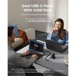 Nabíječka do sítě Anker 140W, 3xUSB-C, 1x USB-A stříbrná