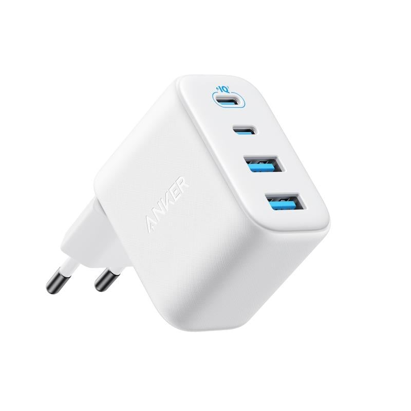 Nabíječka do sítě Anker Zolo 50W, 2xUSB-C, 2xUSB bílá