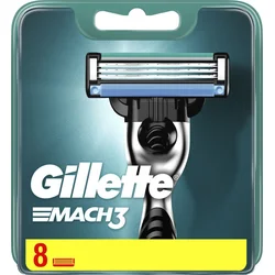Náhradné čepele Gillette Mach3, 8 ks