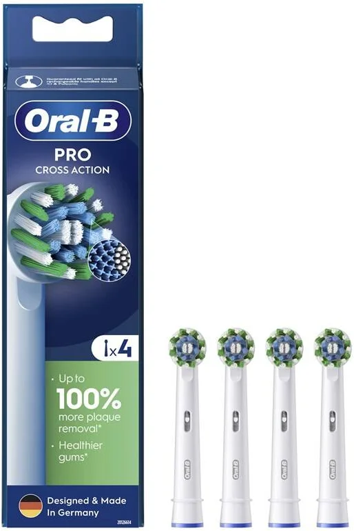 Náhradné hlavice Oral-B EB 50-4 PRO Cross Action, 4 ks