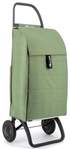 Nákupná taška na kolieskach Rolser Jolie Tweed 2, zelená