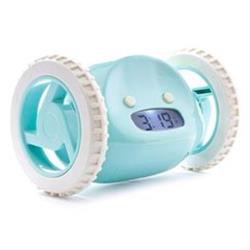NANDA CLKYa pohyblivý budík Clocky Aqua, uteče a schová se, seskočí až z 1m