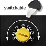 Napájací adaptér 3–12 V, 600 mA GETI GPA06A