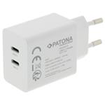 Napájací adaptér PATONA Napájanie 35W 2xUSB-C -PD 3.0