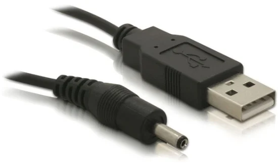 Napájací kábel z portu USB do 3,5 mm konektora (pre karty PCMCIA)