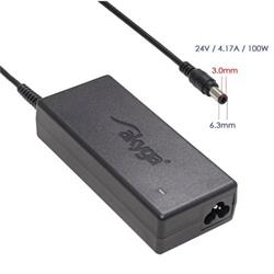 Napájací zdroj Akyga 24V/4,17A 100W 6,3 x 3,0 mm pre Toshibu