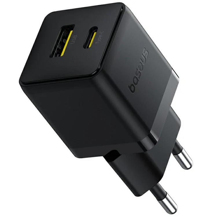 Napájacia nabíjačka Baseus Palm 20W, 1xUSB, 1xUSB-C čierna