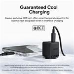 Napájacia nabíjačka Baseus Palm 30W, 1xUSB, 1xUSB-C čierna