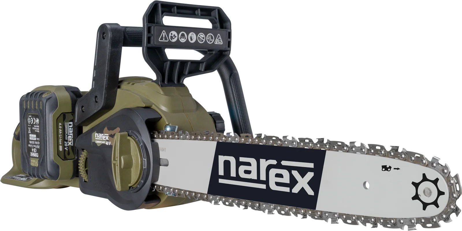 NAREX CPR 350 Akumulátorová řetězová pila CAMOUFLAGE bez aku