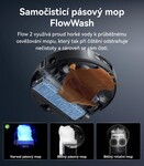 Narwal Flow2 compact station - AI robotický vysavač s pásovým mopem a samočistící stanicí s napojením na odpad