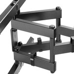 Nástenný držiak na televízor SBOX, naklápací a otočný, pre uhlopriečku 43"–90", nosnosť 60 kg, čierny (PLB-61486)