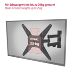 Nástenný držiak na TV Hama, 400x400, pohyblivý, 25 kg