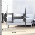 Nástenný držiak na TV Hama, pohyblivý (2 dvojité ramená), 600x400 (118126)