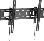 Nástenný držiak SBOX 37"–80", naklápací, čierny (PLB-6546T-2)
