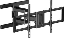Nástenný držiak SBOX 43"–100", naklápací a otočný, nosnosť až 60 kg, čierny (PLB-8148)