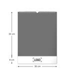 Nástěnný kalendář Kočky 2024, 30 × 34 cm