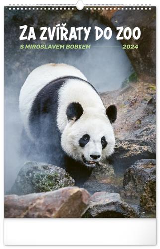 Nástenný kalendár Pre zvieratá do ZOO 2024, 33 × 46 cm