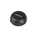 Natec Bumblebee hub, 3x USB 2.0 HUB, čierny