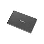 Natec externý HDD box 2,5" USB 3.0 Rhino Go, čierny, hliníkové telo