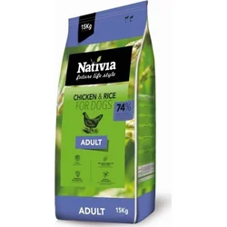 Nativia Adult 15kg granule pro psy