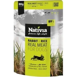 Nativia Real Meat Rabbit & Rice 8kg granule pro psy