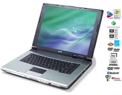 NB ACER TM 4072NLMi 15˝P-M 1,73GHz/512M/60GB/DVD±RW DL/W/BT/Linux