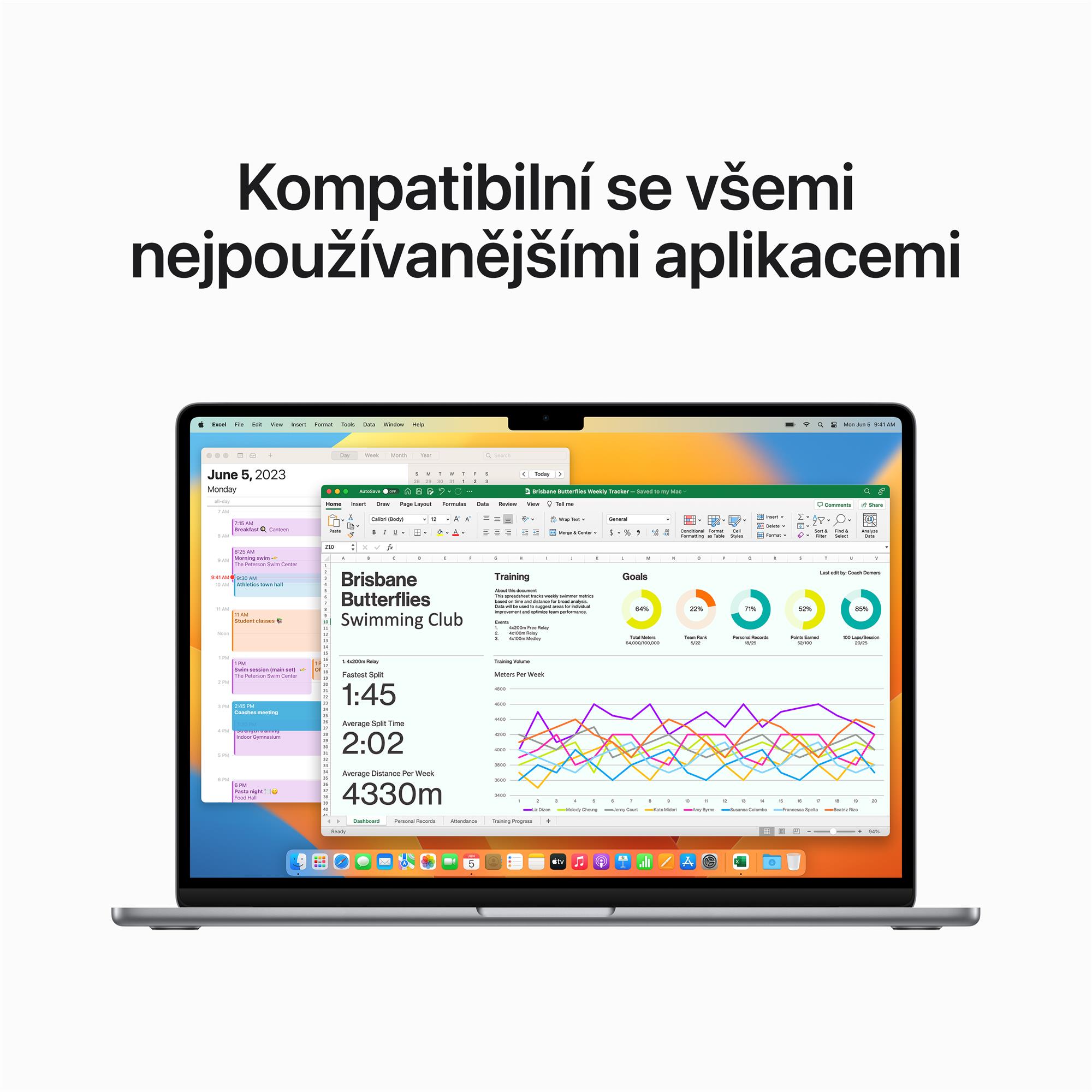 NB Apple MacBook Air 15",M2 8-jadrový CPU/10-jadrový GPU,8 GB,512 GB,Vesmírne sivá,CZ