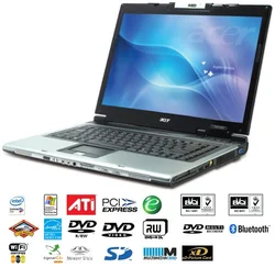 NB Aspire 5672WLMi 15,4"PD-M 1,66G/1GB/120GB/ATIx1600/DVD±RW/W/BT/CAM/XPH