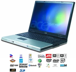 NB Aspire 9502WSMi 17"P-M 1,7GHz/512MB/80GB/X700/DVD±RW/GLAN/W/BT/XPH