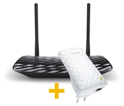 NE TP-LINK gigabit router Archer C2 + AC extender RE200
