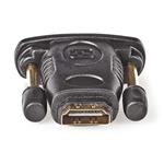 NEDIS adaptér DVI - HDMI/ konektory DVI zástrčka - HDMI zásuvka/ černý