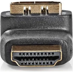 NEDIS adaptér HDMI/ konektory 270° úhlový HDMI–HDMI vstup/ černý