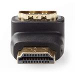 NEDIS adaptér HDMI úhlový 90°/ HDMI konektor - HDMI zásuvka/ černá