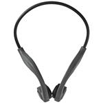NEDIS bezdrátová sluchátka + mikrofon/ Bone Conduction/ výdrž 6,5 hodin/ ovládání hlasitosti/ IPX5/ šedé