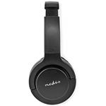 NEDIS bezdrátová sluchátka + mikrofon/ ON-EAR/ výdrž 10 hodin/ ovládání stiskem/ ovládání hlasitosti/ černé