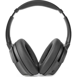 NEDIS bezdrátová sluchátka + mikrofon/ OVER-EAR/ výdrž 24 hodin/ ovládání stiskem/ ovládání hlasitosti/ černé
