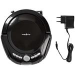 NEDIS CD přehrávač Boombox/ výkon 9 W/ napájení z baterie/ síťové napájení/ stereo/ BT/ FM/ USB/ černý
